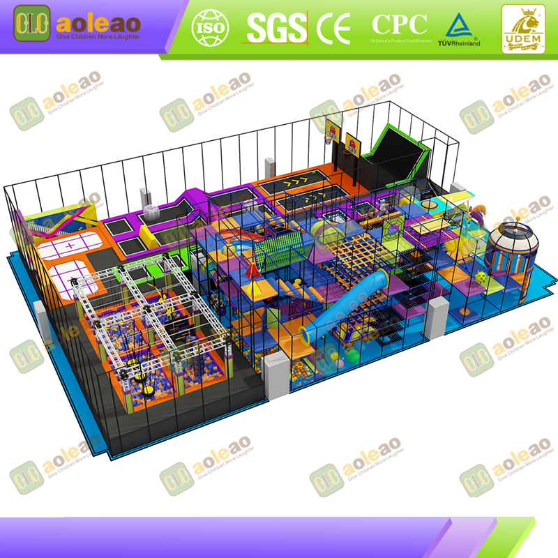 Trampolinpark – Ausdauersportparadies – Kinderabenteuerpark mit Abenteuerpfaden