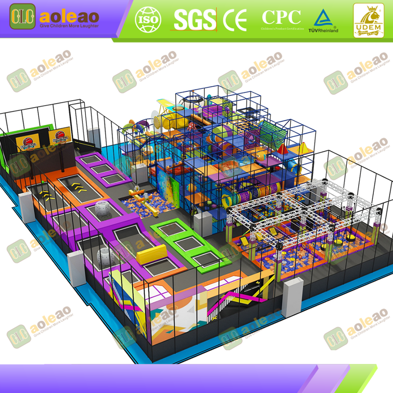 Trampolinpark – Ausdauersportparadies – Kinderabenteuerpark mit Abenteuerpfaden