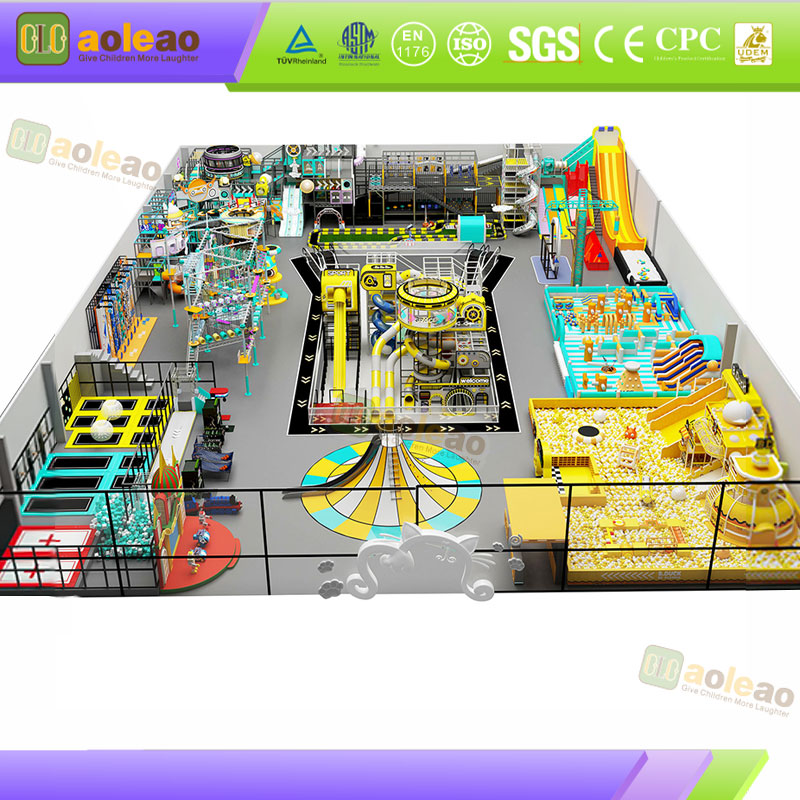 Indoor Playground-Soft Package Anti- collision-Commercial Amusement Mall-Safe Eco-friendly | Aoleao