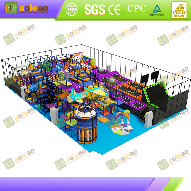 Trampolinpark – Ausdauersportparadies – Kinderabenteuerpark mit Abenteuerpfaden
