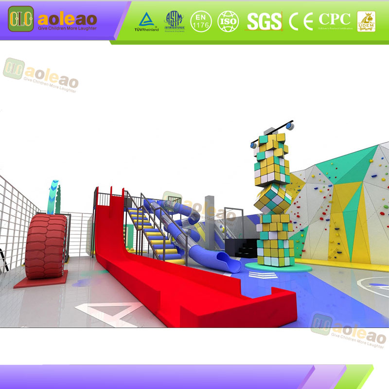 Desarrollo Naughty Castle Obst&aacute;culo f&iacute;sico para el entrenamiento de coordinaci&oacute;n del equilibrio del centro juvenil