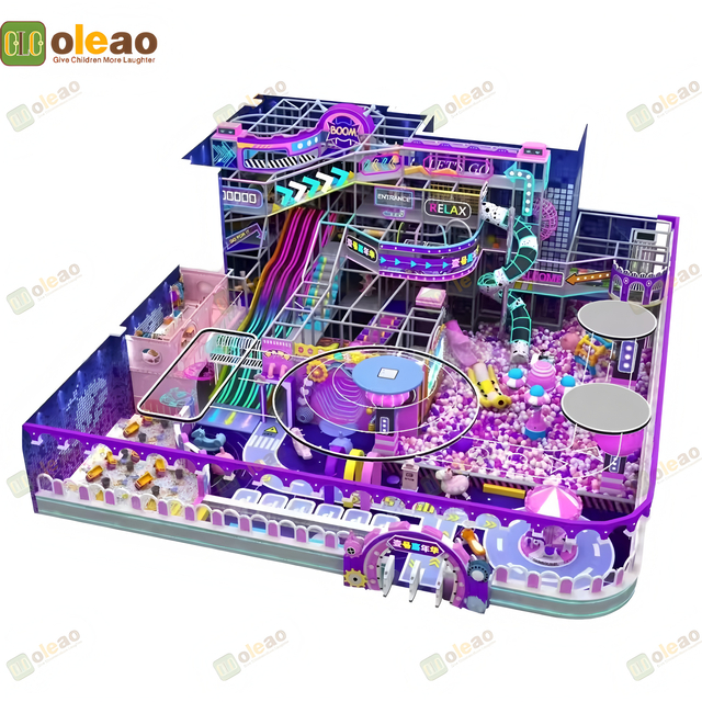 Equipamento de playground moderno do Naughty Castle