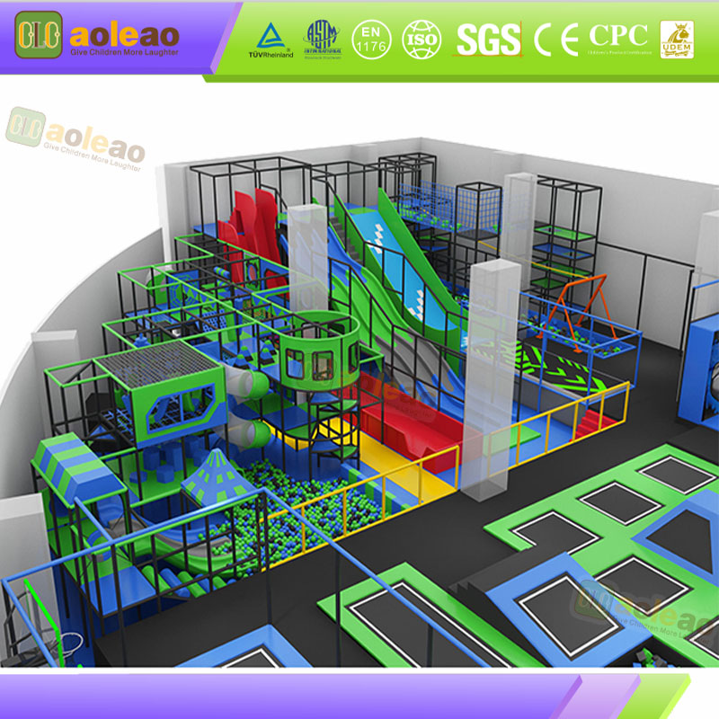 Devil Slide Батут High Drop Design Відомі в Інтернеті майданчики Візуальний шок приваблює відвідувачів