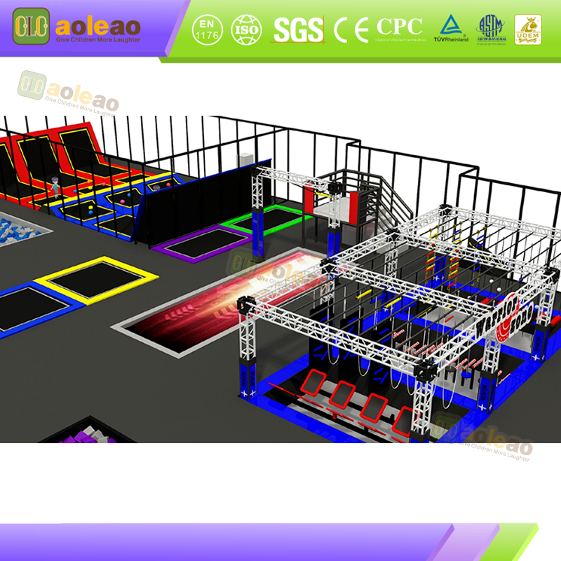 Complexo de divers&otilde;es de trampolim Integra&ccedil;&atilde;o de v&aacute;rios projetos Interior One-Stop Amusement Solu&ccedil;&atilde;o de lucro &uacute;nico