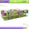 soft play structure side view na may mga tunnel at mga ruta ng balakid