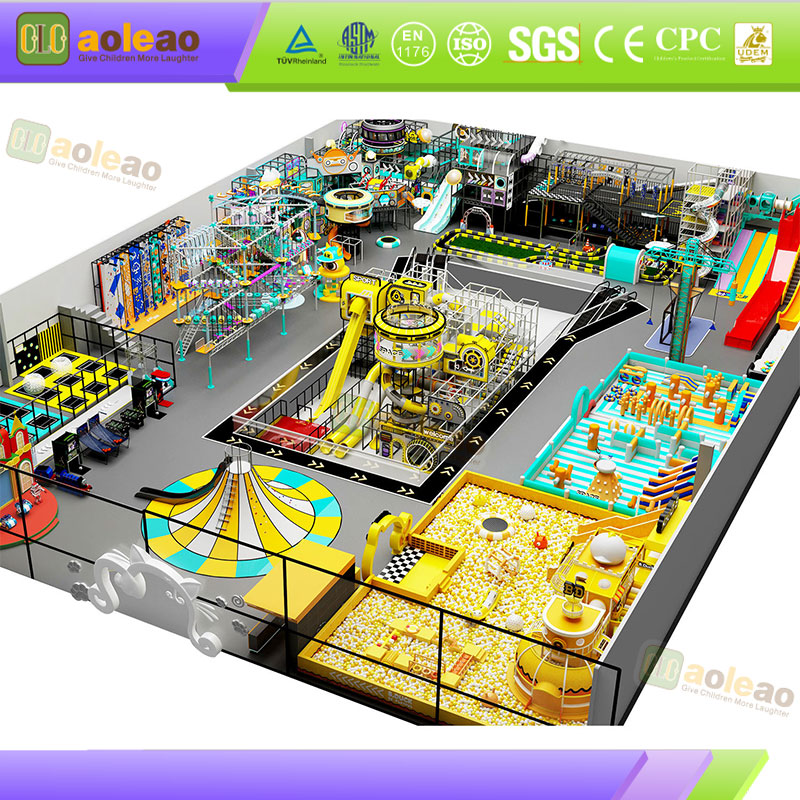 Indoor Playground-Soft Package Anti- collision-Commercial Amusement Mall-Safe Eco-friendly | Aoleao