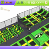 Urefu Unaoweza Kurekebishwa wa Dunk Trampoline Urefu Unaoweza Kurekebishwa wa Indoor Sports Park Inafaa Vizazi Zote