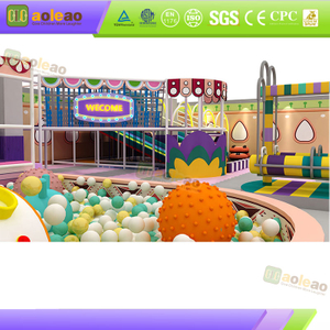 Equipamento de playground interno Soft Play Crian&ccedil;a escalada Kids Adventure Park (parede de escalada e escorregador) 