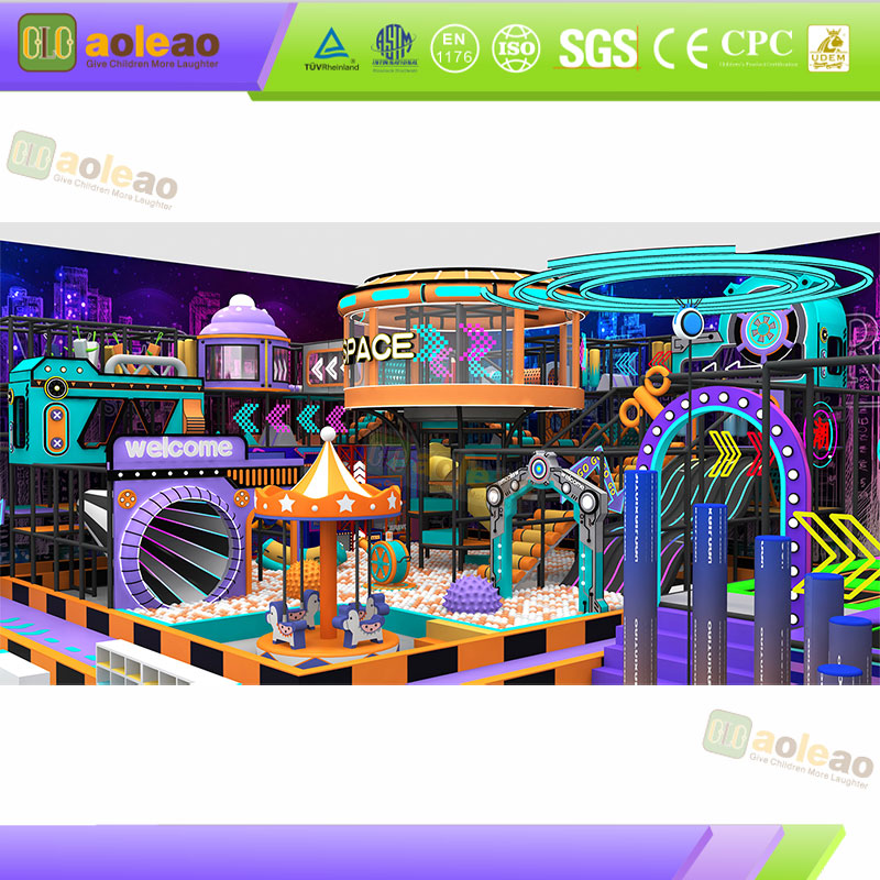 Ampio parco giochi al coperto, layout salvaspazio, attrazione del centro commerciale, elevato appeal per i clienti | Aoleao