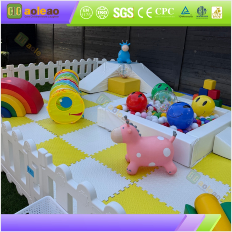 מחצלת משחק רך - EVA בצפיפות גבוהה + PU רך - ריצוף מגרש משחקים - עמיד למים ללא החלקה קל ניקוי | אווליאו