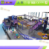 Aktivit&auml;tscenter-Layout mit Trampolin und Kletterzonen