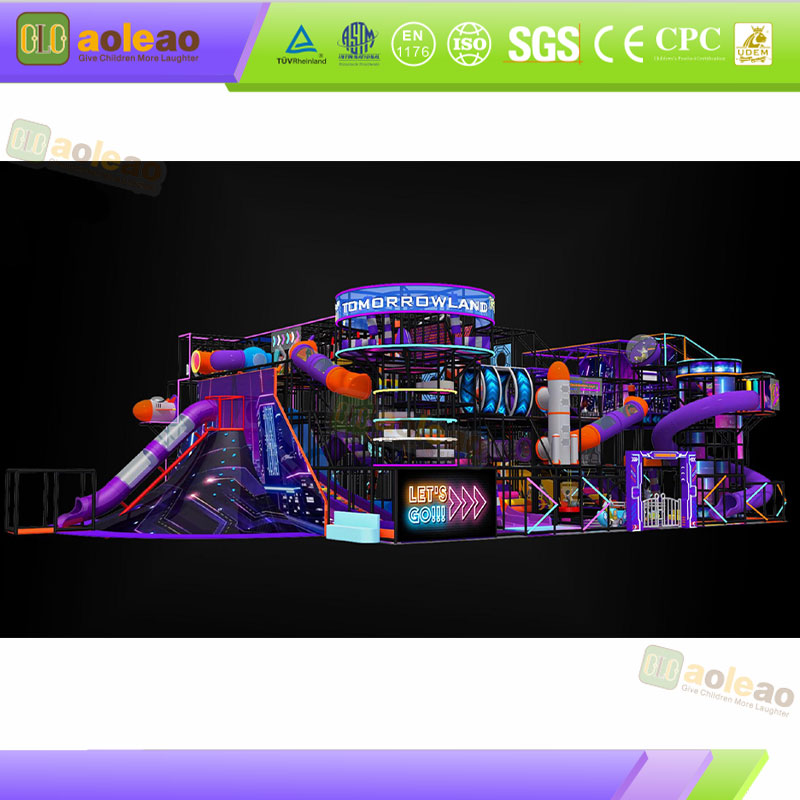 Indoor Frame Adventure Course - Barrier Crossing & Climbing - Commercial Indoor Playground - Reinforced Welded Frame | Aoleao