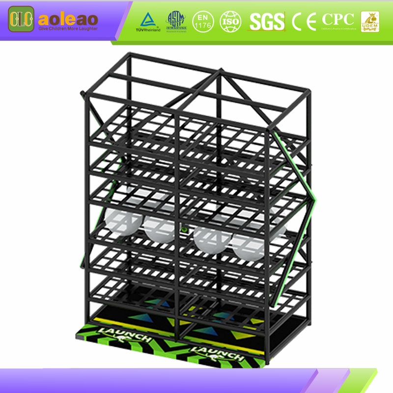 Indoor Ninja Warrior Training - High-Strength Steel Frame - Mall Family Park-Stable & Safe | Aoleao