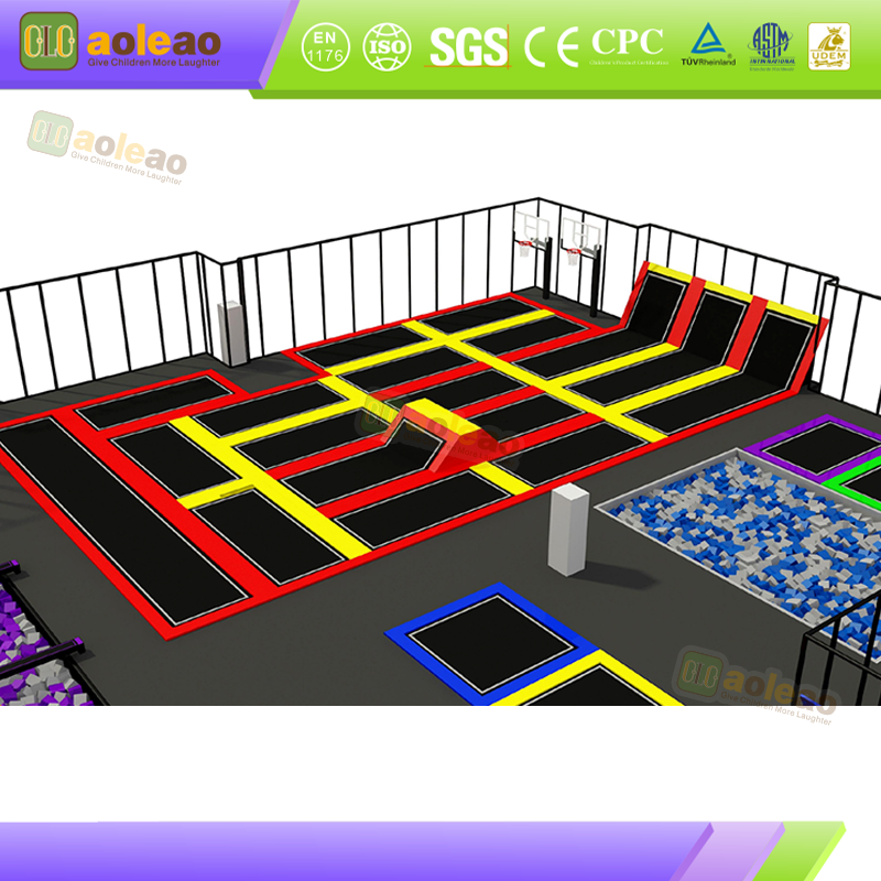 Complexo de divers&otilde;es de trampolim Integra&ccedil;&atilde;o de v&aacute;rios projetos Interior One-Stop Amusement Solu&ccedil;&atilde;o de lucro &uacute;nico