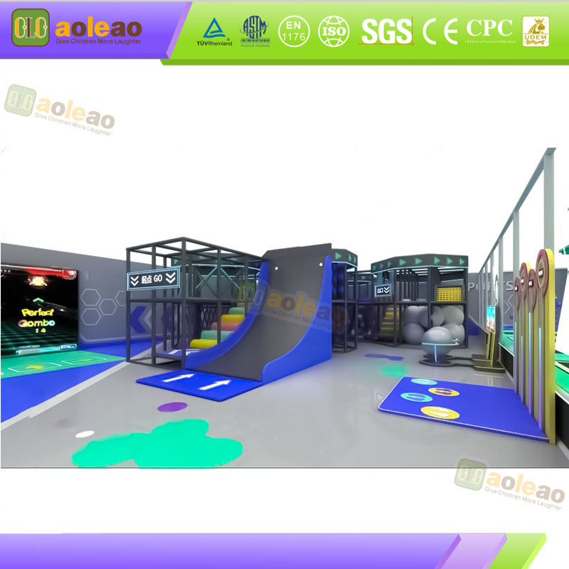 Desarrollo Naughty Castle Obst&aacute;culo f&iacute;sico para el entrenamiento de coordinaci&oacute;n del equilibrio del centro juvenil
