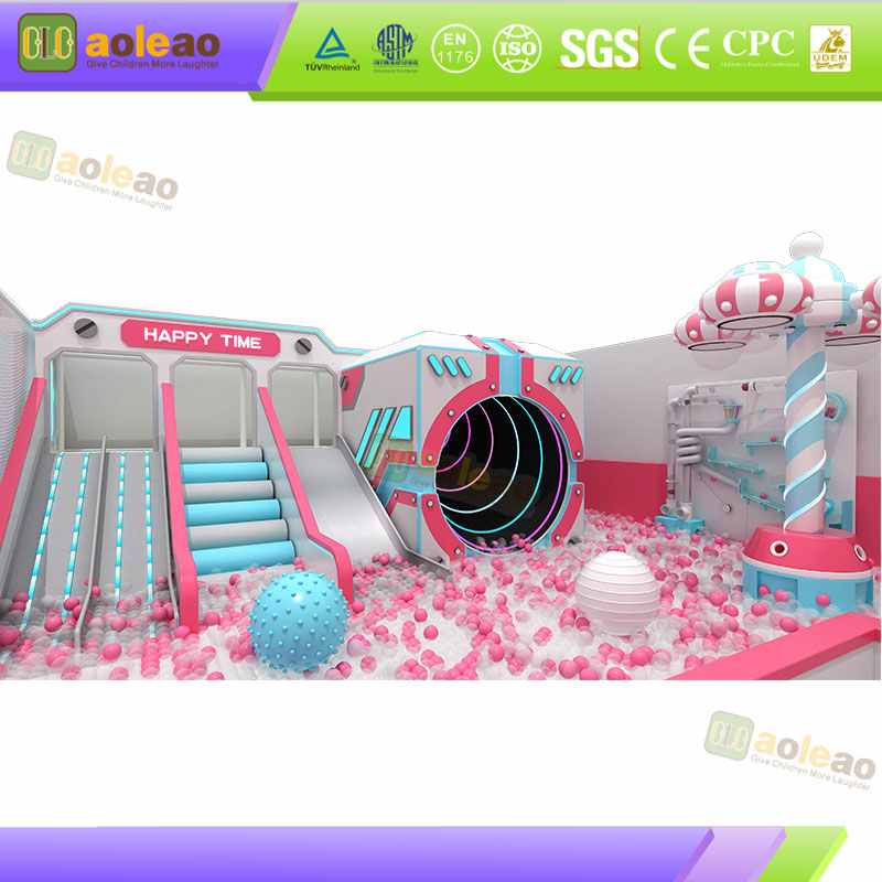 Binnenshuise kommersi&euml;le Naughty Castle Professionele konfigurasieketting Kinderspeelgrond gestandaardiseerde uitset