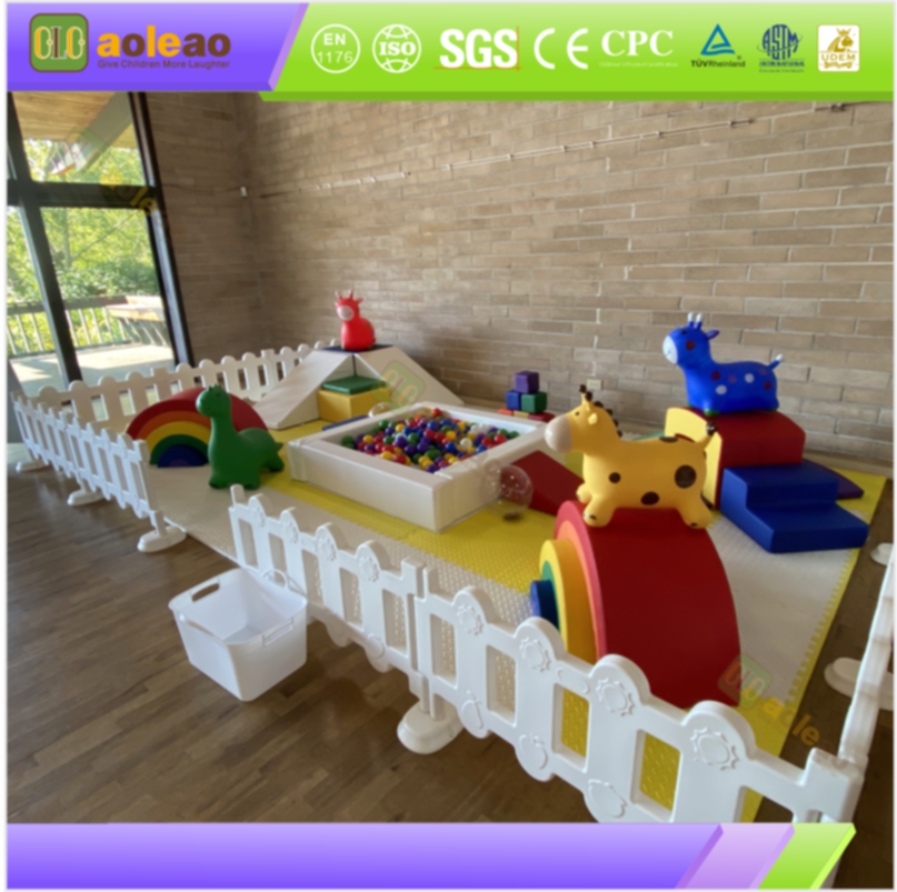 Naughty Castle Soft Play - Sfida integrata + Sicurezza morbida - Ampio parco giochi per bambini - Traffico intenso | Aoleao