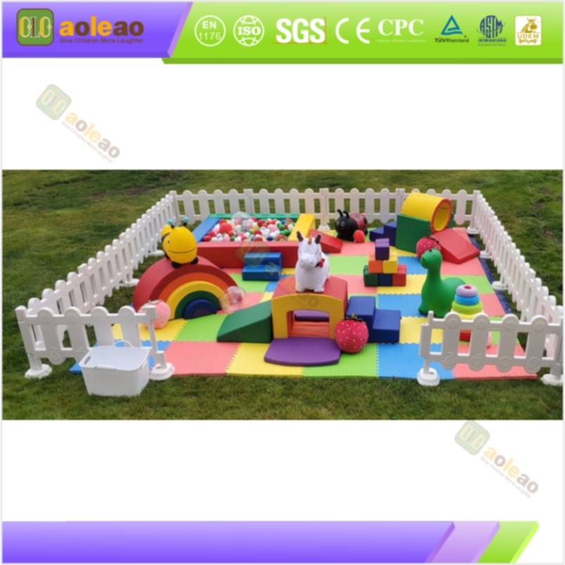 Multifunktionel bl&oslash;d legeplads - Slide + Ball Pit + Climb All-in-One - Indend&oslash;rs legeplads - One-Stop H&oslash;j popularitet | Aoleao
