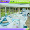 Piccolo parco giochi morbido - Combinazione morbida + Recinzione semplice - Zona comunitaria per bambini - Rendimento elevato a basso costo Facile da usare | Aoleao