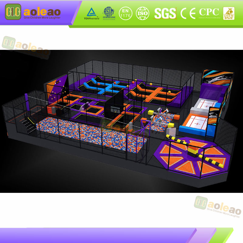 Indoor Frame Adventure Course - Barrier Crossing & Climbing - Commercial Indoor Playground - Reinforced Welded Frame | Aoleao