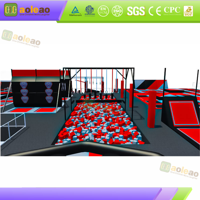 Parque de trampolim infantil - Material inodoro ecol&oacute;gico - Jardim de inf&acirc;ncia e ber&ccedil;&aacute;rio - Seguro para crian&ccedil;as | Aole&atilde;o