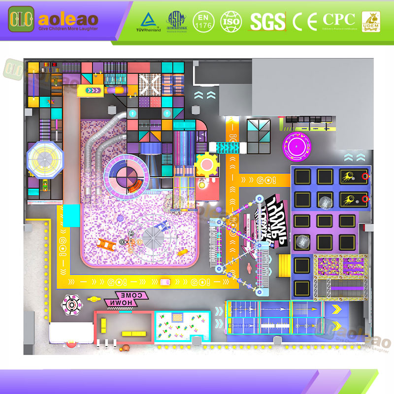 Roo Roto Naughty Castle Mahinga Kai Mahinga PVC Te Kindergarten Kore-Toxed No Formaldehyde