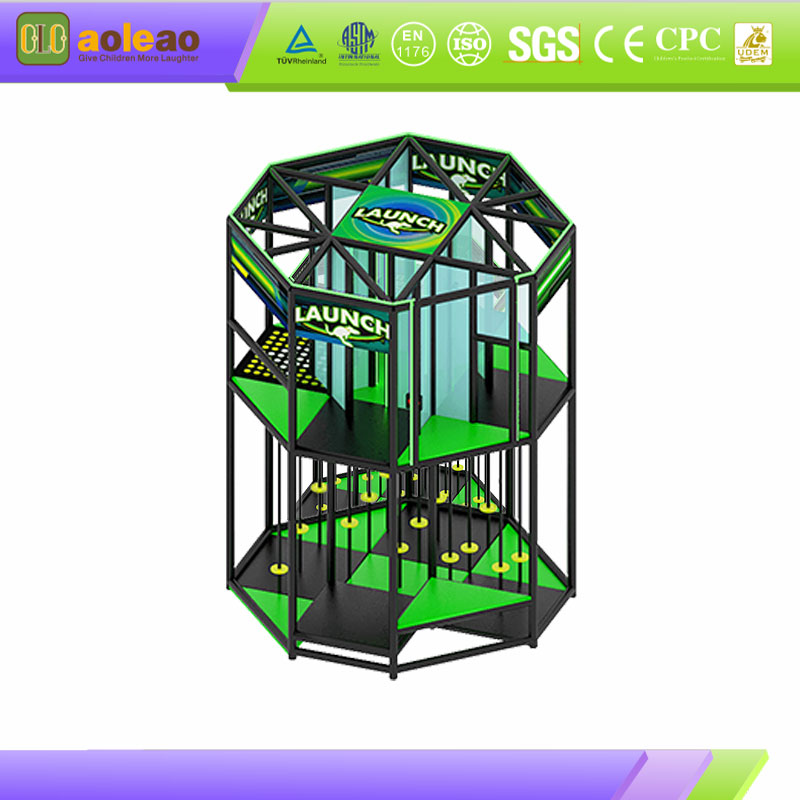 Indoor Ninja Warrior Training - High-Strength Steel Frame - Mall Family Park-Stable & Safe | Aoleao