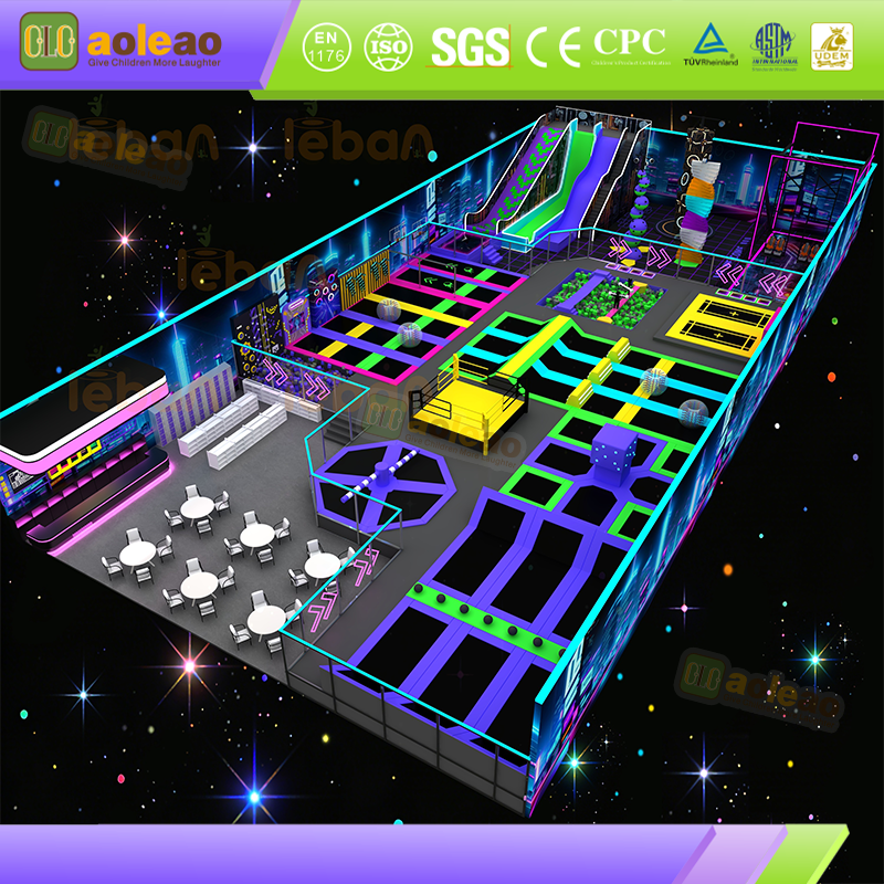 galaxy trambulin park teljes elrendez&eacute;s