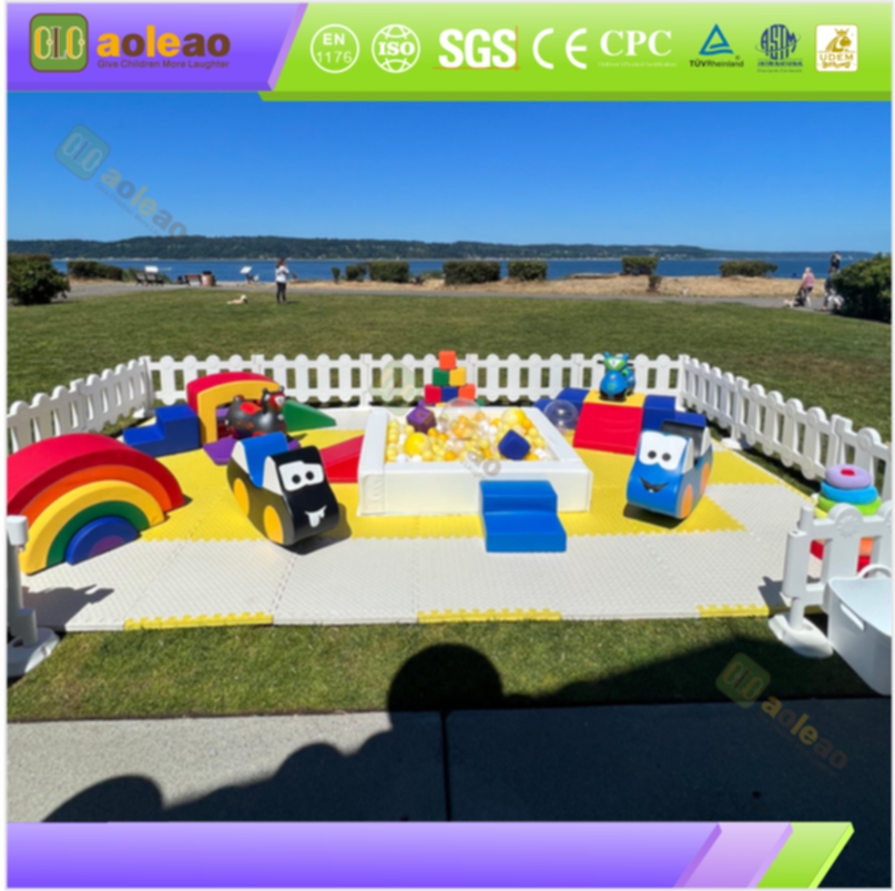 Naughty Castle Soft Play - Sfida integrata + Sicurezza morbida - Ampio parco giochi per bambini - Traffico intenso | Aoleao