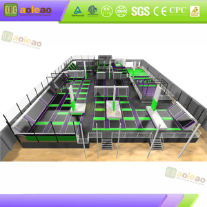 Freestyle Trampoline Park- Professional Spring System- Extreme Sports Hall- High Rebound | Αολέαο